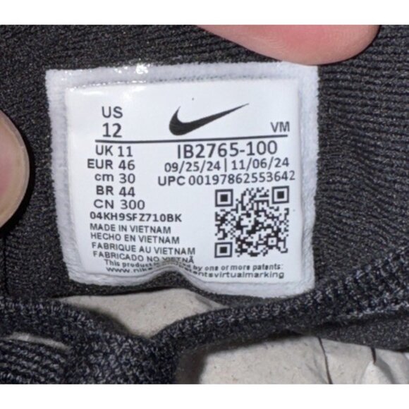 Nike Uplift SC Mens Athletic Running Shoes Size 12 Sail Black Lime IB2765-100 - Picture 8 of 9